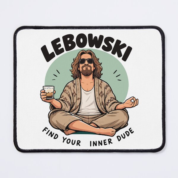 Item preview, Find Your Inner Dude — Lebowski Zen Vibes Tee Graphic designed and sold by Krasnovaovaova.