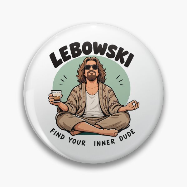 Item preview, Find Your Inner Dude — Lebowski Zen Vibes Tee Graphic designed and sold by Krasnovaovaova.