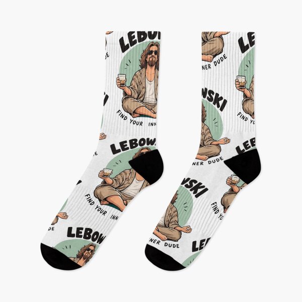 Aperçu de l'œuvre Trouve le mec qui est en toi — T-shirt graphique Lebowski Zen Vibes créée et vendue par Krasnovaovaova.