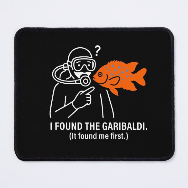 Item preview, Found The Garibaldi Fish Scuba Diver designed and sold by BeaBuzz.
