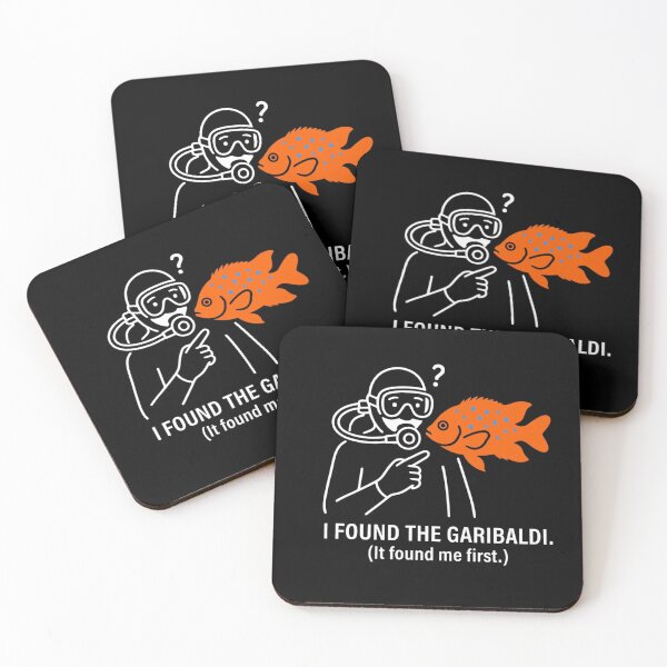 Item preview, Found The Garibaldi Fish Scuba Diver designed and sold by BeaBuzz.