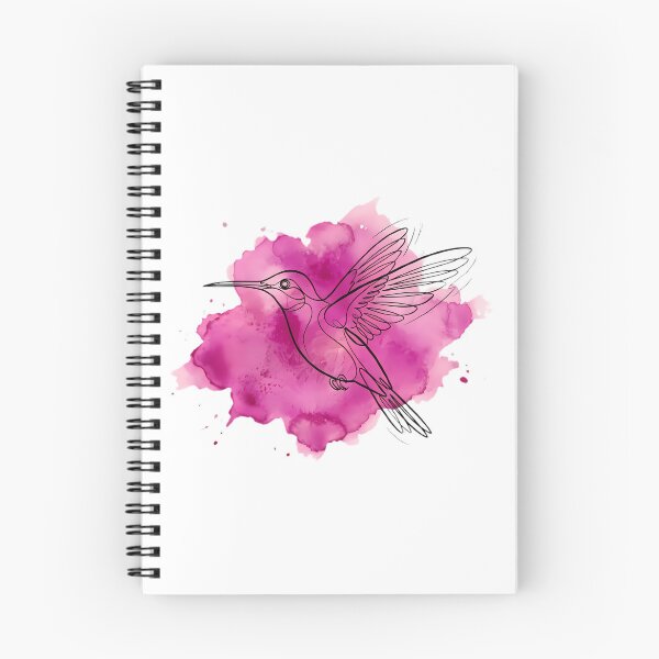 Item preview, Hummingbird Line Art Watercolor Bird Lover Gift designed and sold by GTFullShop.
