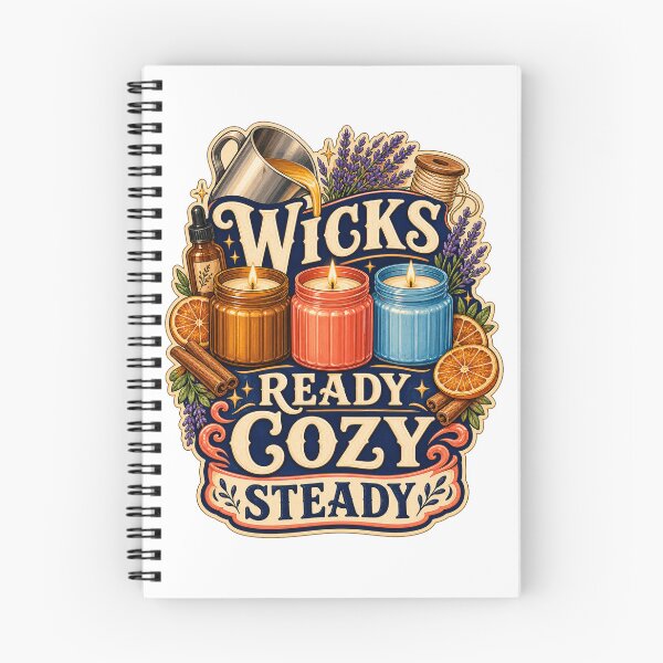 Item preview, Wicks Ready Cozy Steady Candle Maker Art designed and sold by CheerfulNest.
