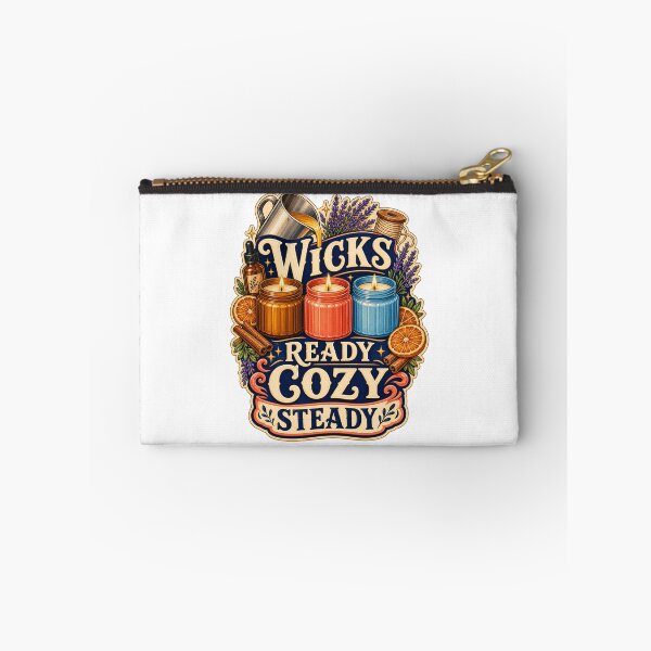 Item preview, Wicks Ready Cozy Steady Candle Maker Art designed and sold by CheerfulNest.