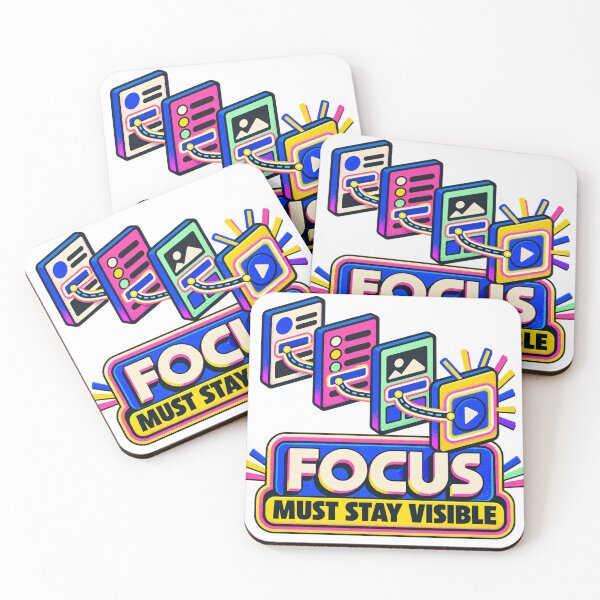 Item preview, Focus Must Stay Visible Accessibility designed and sold by Shope Buzz.