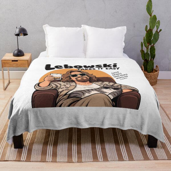 Item preview, Lebowski Takes It Easy — Good Drinks, Good People Tee Graphic designed and sold by Krasnovaovaova.