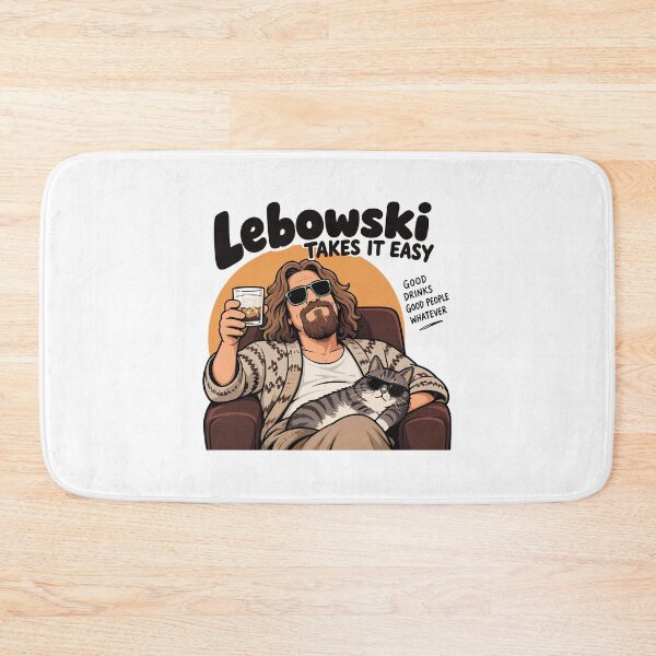 Item preview, Lebowski Takes It Easy — Good Drinks, Good People Tee Graphic designed and sold by Krasnovaovaova.