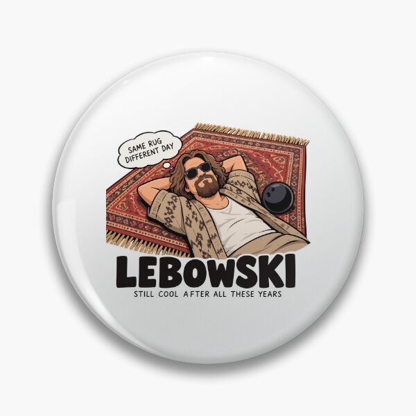 Item preview, Same Rug Different Day — Lebowski Classic Vibes Tee Graphic designed and sold by Krasnovaovaova.