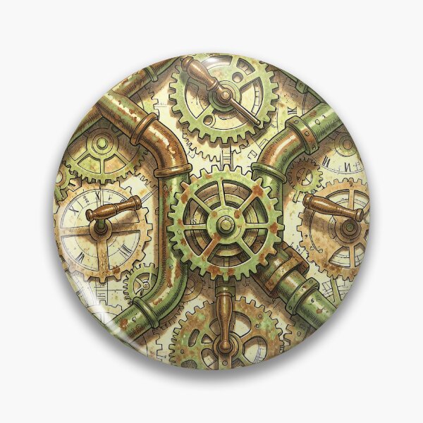 Item preview, Copper Patina Grunge Steampunk Design designed and sold by Retro Art Factory.