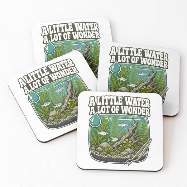 Item preview, A Little Water A Lot of Wonder Aquascaping Art designed and sold by CheerfulNest.