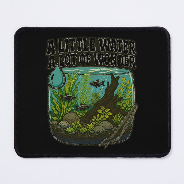 Item preview, A Little Water A Lot of Wonder Aquascaping Art designed and sold by CheerfulNest.