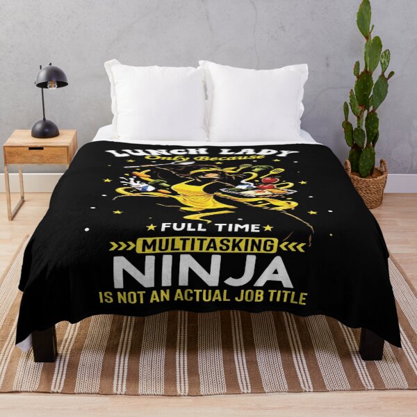 Item preview, Lunch Lady Only Because Full Time Multitasking Ninja Is Not An Actual Job Title designed and sold by ismaelgeme.