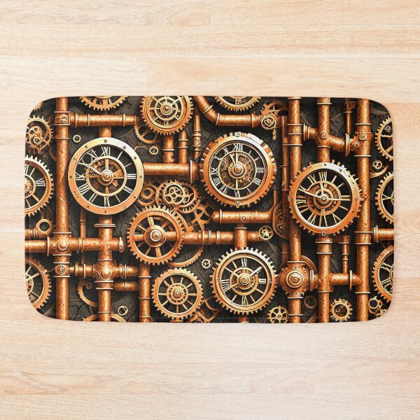 Item preview, Cogs, Pipes, Gears Steampunk Mechanical Design designed and sold by Retro Art Factory.