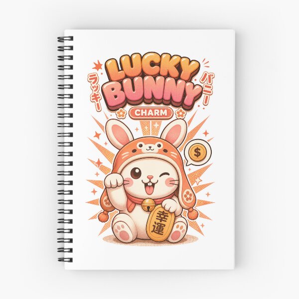 Item preview, Lucky Bunny Charm Japanese Mascot designed and sold by NullSpacePrints.