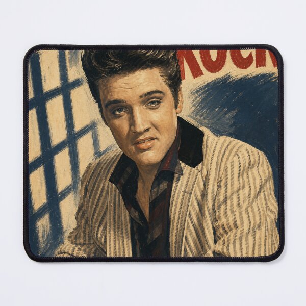 Item preview, Jailhouse Rock 1957 - Classic Vintage Prison Bars Poster Art designed and sold by ElvisVintagePosters.