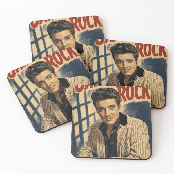 Item preview, Jailhouse Rock 1957 - Classic Vintage Prison Bars Poster Art designed and sold by ElvisVintagePosters.