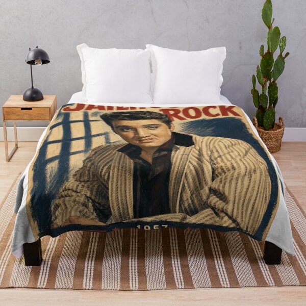 Item preview, Jailhouse Rock 1957 - Classic Vintage Prison Bars Poster Art designed and sold by ElvisVintagePosters.