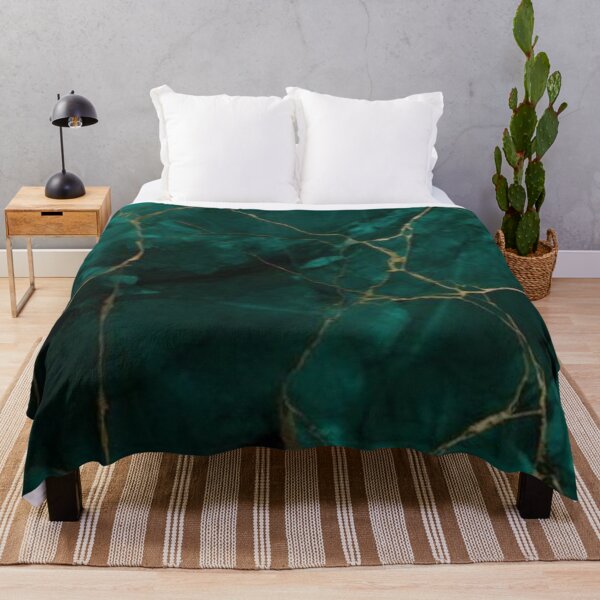 Item preview, Emerald Green and Gold Marble  designed and sold by ZedColors.