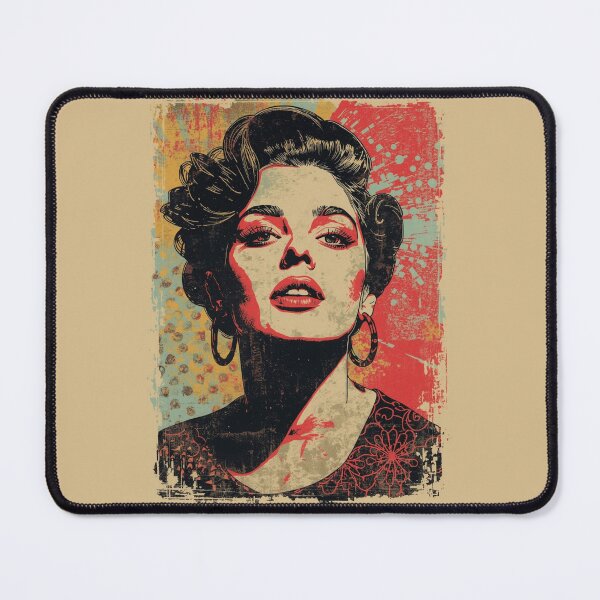 Item preview, Vintage Retro Glamour Woman Pop Art Portrait designed and sold by ERODED SELF.