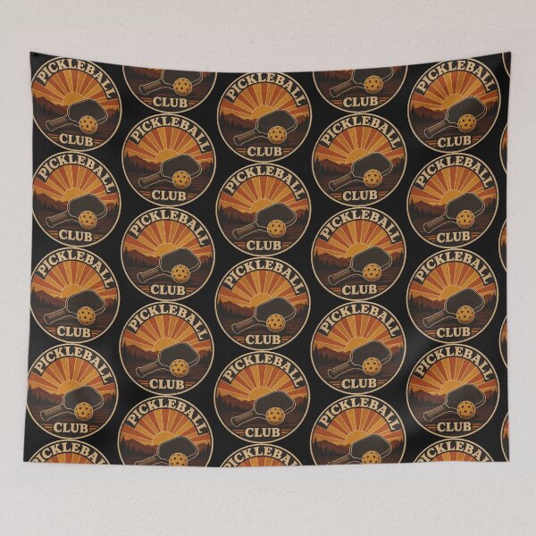 Item preview, Pickleball Club Retro Vintage - Mens 70s Sunset Sports Gift - Classic Paddle Art designed and sold by BelievingCreate.