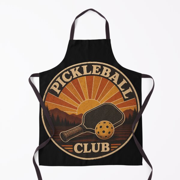 Item preview, Pickleball Club Retro Vintage - Mens 70s Sunset Sports Gift - Classic Paddle Art designed and sold by BelievingCreates.