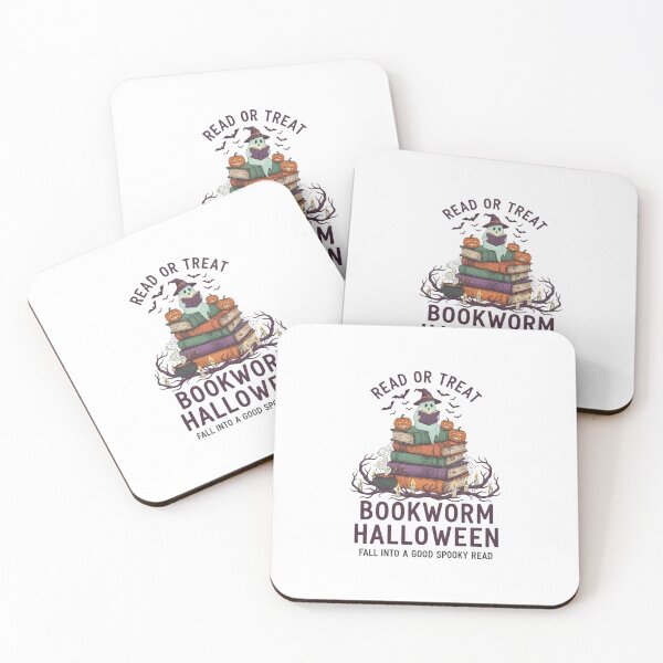 Item preview, Ghost Reading Stack Books Autumn Emblem designed and sold by Exquisite Design Studio „Paculówka”.