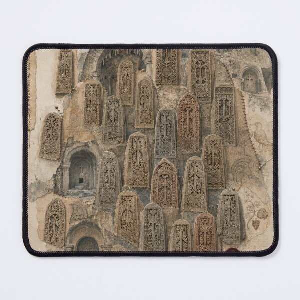 Item preview, Geghard Khachkars Vintage Armenian Collage designed and sold by Qenlo.