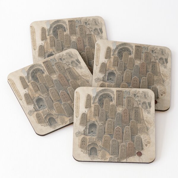 Item preview, Geghard Khachkars Vintage Armenian Collage designed and sold by Qenlo.