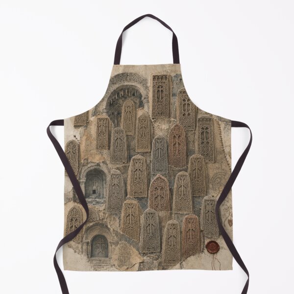 Item preview, Geghard Khachkars Vintage Armenian Collage designed and sold by Qenlo.