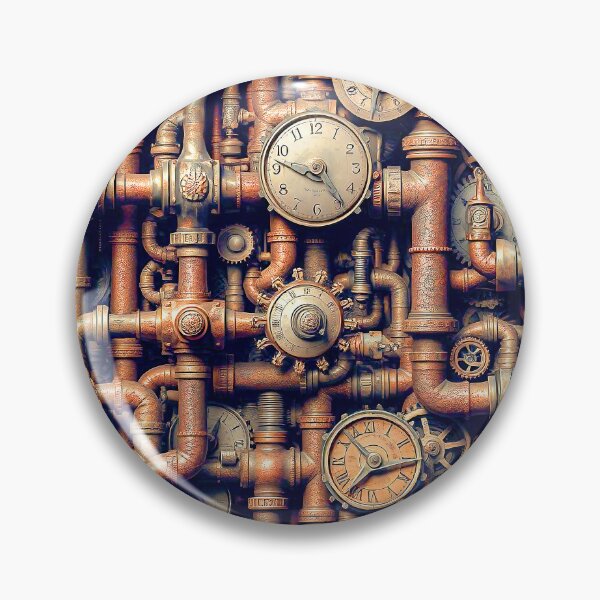 Item preview, Clockworks, Gears and Pipes Steampunk designed and sold by Retro Art Factory.