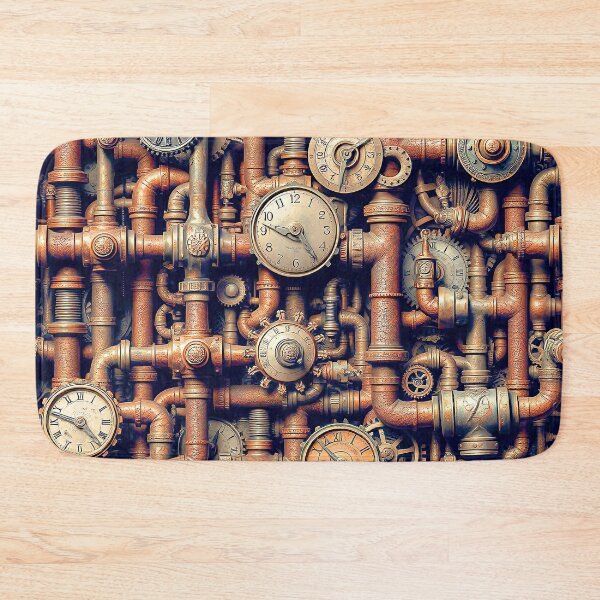 Item preview, Clockworks, Gears and Pipes Steampunk designed and sold by Retro Art Factory.