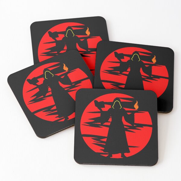 Item preview, Dark Mage Spellcaster Gothic Blood Moon Silhouette designed and sold by Karim-Karem.