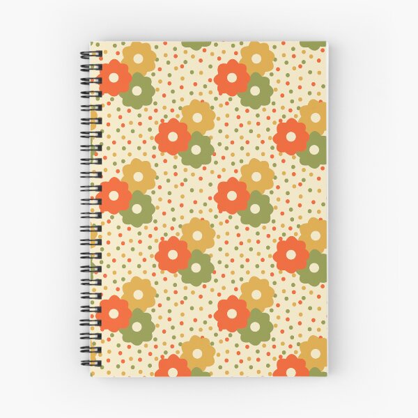 Item preview, 70's Ditsy Daisy and Dots in Cream  designed and sold by YesterdayColl.