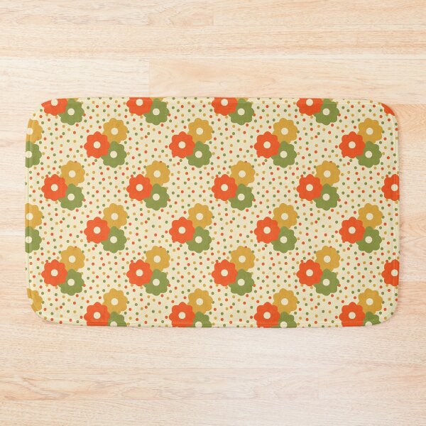 Item preview, 70's Ditsy Daisy and Dots in Cream  designed and sold by YesterdayColl.