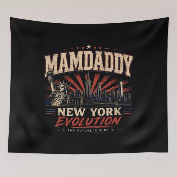 Item preview, MAMDADDY New York Evolution Vintage Graphic T-Shirt designed and sold by MJLdesigns.