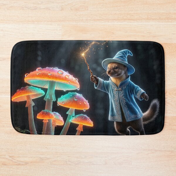 Item preview, Sable Casts Spell on Magic Mushrooms designed and sold by Tridentulus.