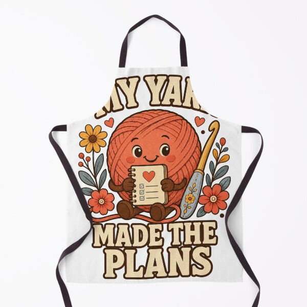 Item preview, My Yarn Made the Plans Crochet Humor designed and sold by CheerfulNest.