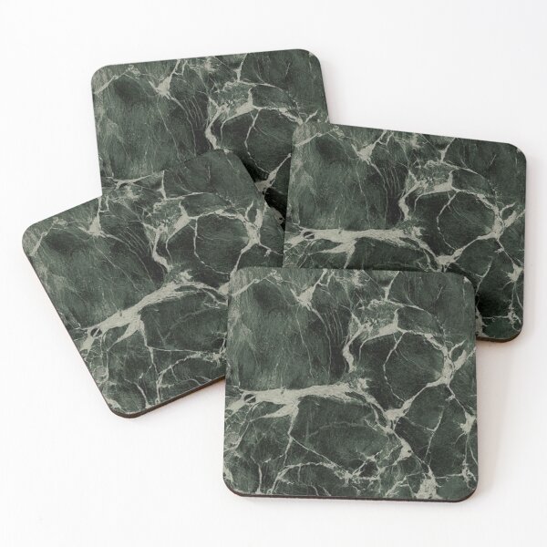 Item preview, Green and White Marble  designed and sold by ZedColors.