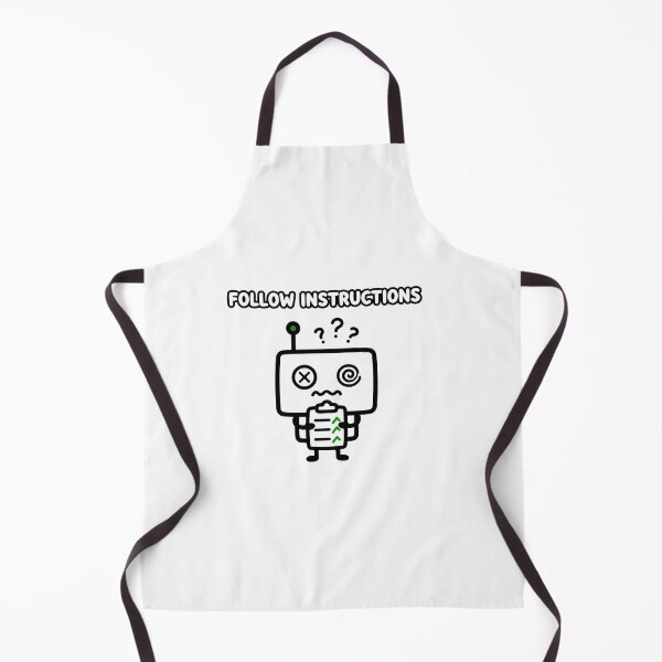 Item preview, Follow Instructions Funny Robot Shirt - Cute Confused Tech Office Meme designed and sold by ismai6.