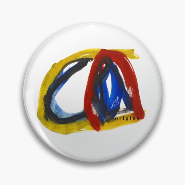 Item preview, Expressive Primary Colors Brushstroke - Bold Gestural Abstract designed and sold by ORIGINS LINES.