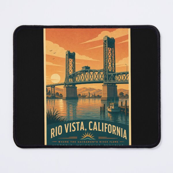 Item preview, Rio Vista, California designed and sold by BestCoolStuff.