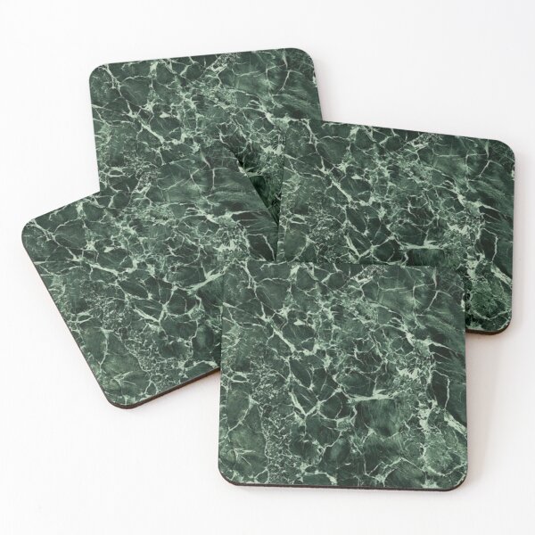 Item preview, Green and White Marble  designed and sold by ZedColors.