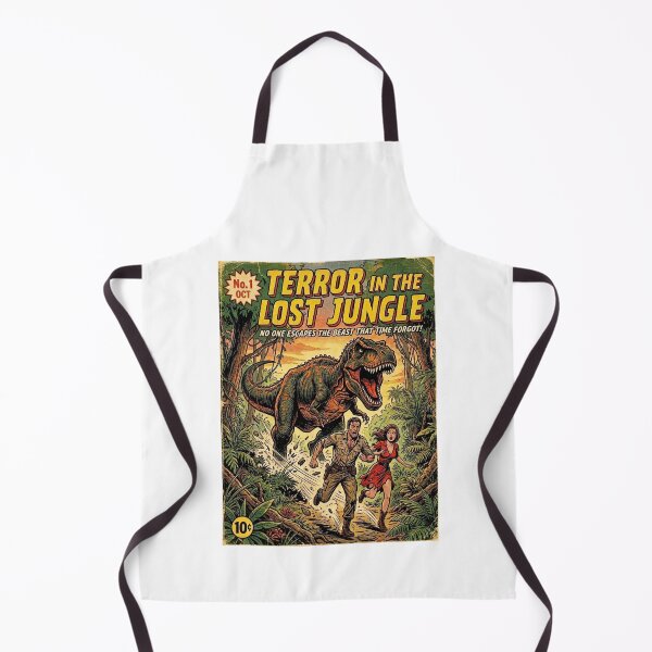 Item preview, Terror in the Lost Jungle Vintage Comic new version  designed and sold by JonelleTshirts.