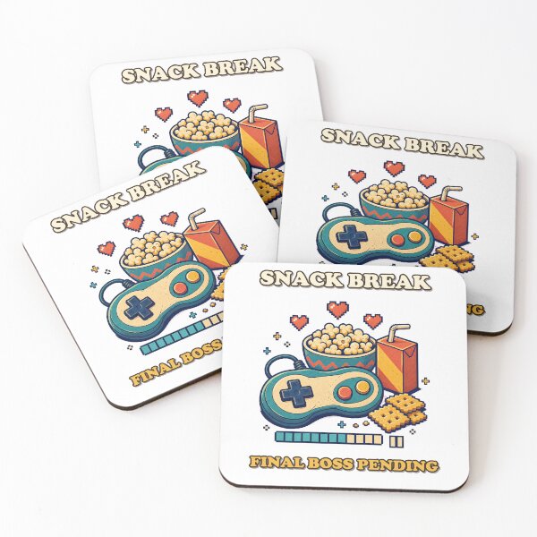 Item preview, Snack Break Final Boss Pending Retro Gamer designed and sold by CheerfulNest.