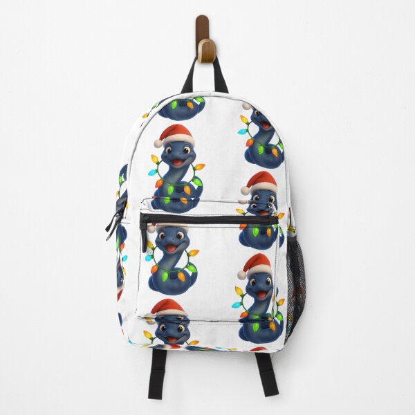 Item preview, Festive Indigo Snake in a Santa Hat designed and sold by Sillytoe.