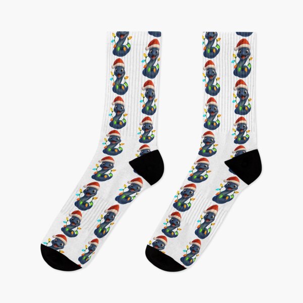 Item preview, Festive Indigo Snake in a Santa Hat designed and sold by Sillytoe.