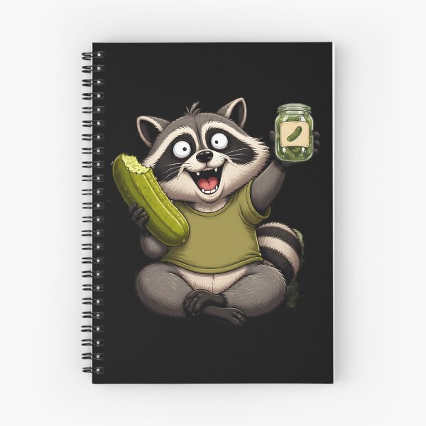 Item preview, Raccoon Eating Pickles Funny Meme Pickle Lover Cute Art. designed and sold by LeSoniPapaPrint.