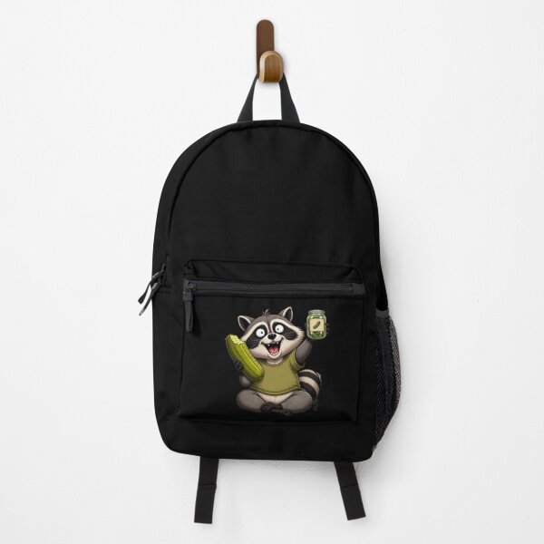 Item preview, Raccoon Eating Pickles Funny Meme Pickle Lover Cute Art. designed and sold by LeSoniPapaPrint.