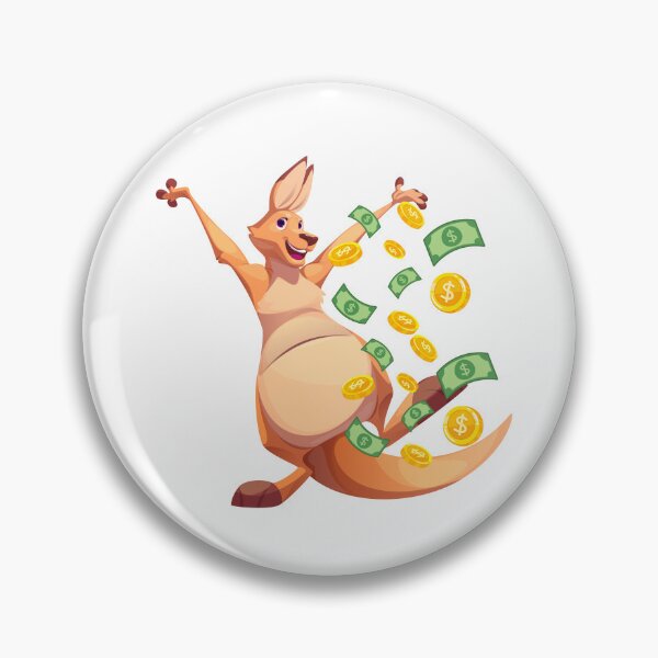 Item preview, Happy Kangaroo with Money designed and sold by Medya-Tivation.