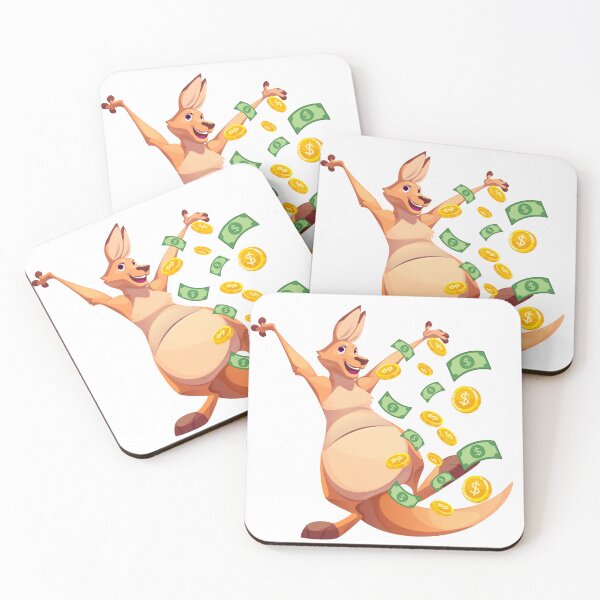 Item preview, Happy Kangaroo with Money designed and sold by Medya-Tivation.